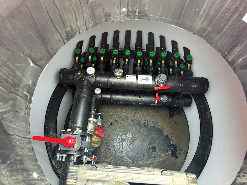 Pipes and components for a geothermal energy system